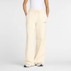 NEW BALANCE Damen Hose Reimagined Fleece Wide Leg Pant, Größe XL in Weiß