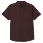 Brixton - Charter Slub S/S Woven - Hemd Gr S braun