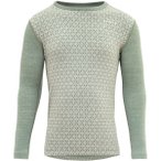 Devold Kinder Litleegga Merino Longsleeve (Größe 92, gruen)
