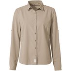 VAUDE Damen Bluse Wo Rosemoor LS Shirt IV, Größe 36 in Braun