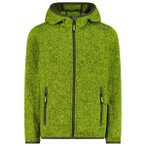 CMP - Boy's Jacket Fix Hood Jacquard Knitted - Fleecejacke Gr 116 oliv