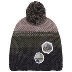 Color Kids - Kid's Hat Colorblock - Mütze Gr 54 cm schwarz