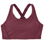Patagonia Women's Shadowlite Mid Impact Adjustable Bra Sport-BH, XS, berry fig