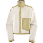 Salomon Chroma Fleece  Damen  Fleecejacke weiss Größe M Lifestyle  Atmungsakti