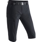 Maier Sports Inara Slim Capri Hose Damen  Kurze Hosen schwarz Größe 4XL Campin