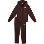 PUMA Damen Anzug Metallic Hooded Standard Sweat Suit FL op, Größe S in Schwarz