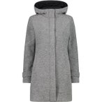 CMP Damen Kapuzensweat WOMAN COAT FIX HOOD, Größe 40 in Grau