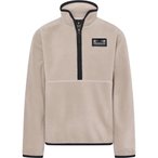 Didriksons Rubi Half Zip  Kinder  Pullover beige Größe 120 Lifestyle  Elastisc