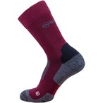 Bergzeit Basics Bergzeit Merino   Wandersocken rot Größe 42  Camping  Atmungsa