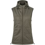 Super.Natural Damen Comfort Hoodie Weste (Größe L, oliv)