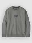Patagonia 95 Oval Logo Uprisal Crew Sweater gravel heather Gr. XL