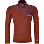 Ortovox Fleece Light Zip Neck  Herren  Longsleeves orange Größe S Trekking  Ha
