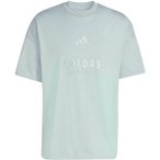 ADIDAS Herren Shirt ALL SZN mit aufgestickter Grafik, Größe XXL in Grün