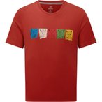 Sherpa Adventure Gear Tarcho  Herren  T-Shirts rot Größe L Lifestyle Atmungsak