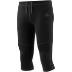 ADIDAS Herren Lauftights / Trainingstights Response 3/4, Größe S in Grau