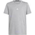 ADIDAS Kinder Shirt Training AEROREADY Heather Kids, Größe 128 in Silber