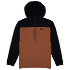 Mons Royale - Offgrid Merino Fleece 1/2 Zip Long Sleeve - Merinohoodie Gr M schw