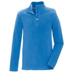 killtec - Boy's Ksw 139 Fleece Shirt - Fleecepullover Gr 116 blau