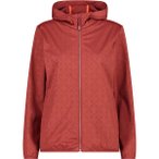 CMP Damen Funktionsjacke WOMAN JACKET FIX HOOD, Größe 36 in Rot