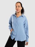 Blue Tomato Linen Hemd bright blue Gr. S