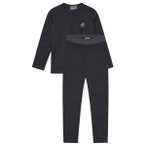 Color Kids - Kid's Ski Underwear with Wool - Merinounterwäsche Gr 176 grau