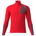 Löffler - Midlayer Tech-Merino - Merinolongsleeve Gr 46 rot