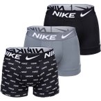 NIKE Herren Boxer Shorts, 3er Pack - Trunks, Dri-Fit Micro, Logobund, Größe L 