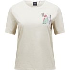 Peak Performance Explore Graphic  Damen  T-Shirts beige Größe M Trekking  Schn