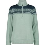 CMP Knitted WP  Damen  Pullover gruen Größe S Trekking  Hautfreundlich