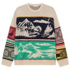 DEDICATED - Sweater Mora Retro Ski Blocks - Pullover Gr S bunt
