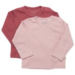 Minymo - Kid's Blouse L/S (2-Pack) - Longsleeve Gr 50 rosa