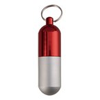 Munkees Waterproof L Kapsel  Schlüsselanhänger rot Größe One Size