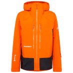 Mammut - Eiger Free Pro HS Hooded Jacket - Regenjacke Gr M orange