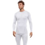 FALKE Herren Unterhemd W Longsleeved Shirt m, Größe XL in Weiß