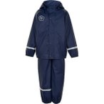 COLOR KIDS Kinder Regenkombination Rain Set - Solid PU, Größe 92 in Blau