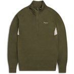 Bergans Inner:Pure Merino Half Zip  Herren  Langarm Unterhemden oliv Größe XXL