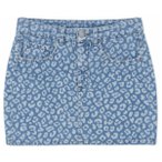 Mazine - Women's Printed Denim Mini Skirt - Rock Gr XS blau