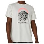 Asics - Fujitrail Logo S/S Top - Laufshirt Gr M grau