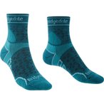 Bridgedale Lightweight T2 Merino Sport 3/4 Crew  Damen  Laufsocken tuerkis Grö�