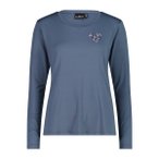 CMP Damen T-Shirts/Tanks lg.Arm Da WOMAN T-SHIRT, Größe 44 in Schwarz