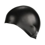 Speedo - Plain Moulded Silicone Cap Junior - Badekappe schwarz