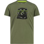 CMP Piquet  Kinder  T-Shirts oliv Größe 176 Lifestyle  Atmungsaktiv
