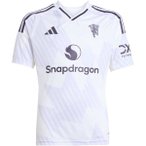 ADIDAS Kinder Trikot Manchester United 25/26 Kids Auswärts, Größe 152 in Wei�