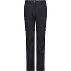 CMP Damen Keilhose WOMAN ZIP OFF PANT, Größe 44 in Schwarz