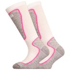 UphillSport - Kid's Valta Alpine Shin Cushioned M5 Merino - Skisocken 28-30 wei�