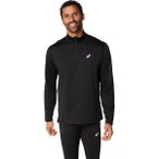 ASICS Herren T-Shirt CORE LS 1/2 ZIP WINTER TOP, Größe XXL in Schwarz