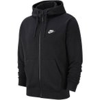 NIKE Herren Unterjacke M NSW CLUB HOODIE FZ FT, Größe XXL in Schwarz
