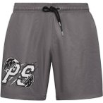 PLEIN SPORT Badehose, Größe XL in Grau