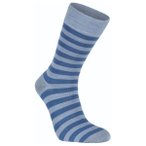 Ivanhoe of Sweden - Wool Sock Stripe - Merinosocken 35-38 grau/blau