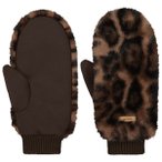 Barts - Women's Fur Mitts - Handschuhe Gr  One Size braun/schwarz